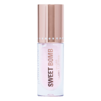 Revolution Sweet Bomb Lip Gloss Candyfloss Pink Glitter lesk na rty 4.5 ml