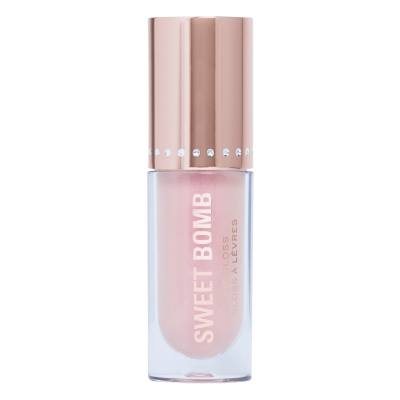 Revolution Sweet Bomb Lip Gloss Vanilla Ice White Holo lesk na rty 4.5 ml