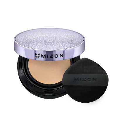 Mizon Vegan Collagen Cushion SPF38 PA++ s náhradní náplní, barva #21 bright light beige 2 x 15 g