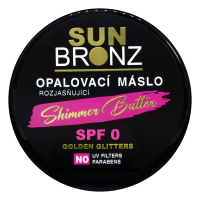 Vivaco SUN BRONZ Tělové máslo s rozjasňujícími glitry SPF 0 100 ml