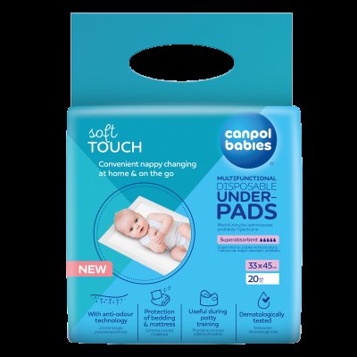 Canpol babies Multifunkční hygienické podložky 33x45cm 20 ks