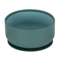 Petite&Mars Miska dvoubarevná silikonová Take&Match Misty Green 6m+