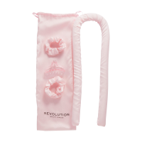 Revolution Haircare Curl Enhance Satin Curling Ribbon Pink, péče o vlasy