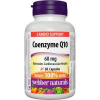 Webber Naturals Coenzyme Q10 60 mg 60 kapslí