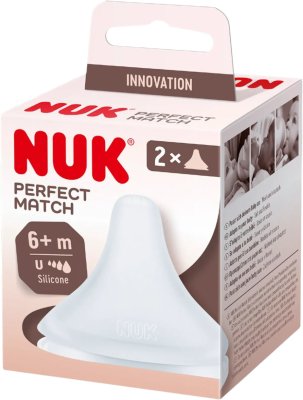 NUK Perfect Match savička Universal (6+ m.) 2 ks