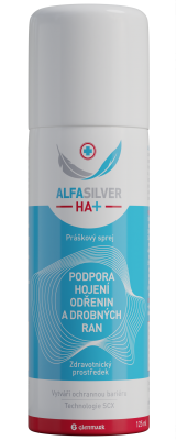 ALFASILVER HA+ práškový sprej 125 ml