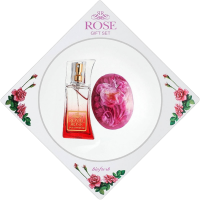 BIOFRESH Dárkový set - Parfém a glycerinové mýdlo Royal Rose 2 ks