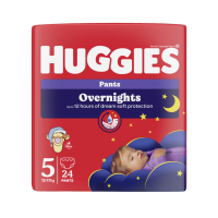 HUGGIES Overnights Pants 5, 24 ks