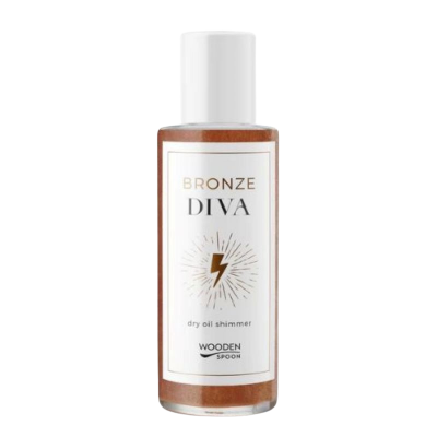 WOODENSPOON Třpytivý suchý olej Bronze diva 100 ml