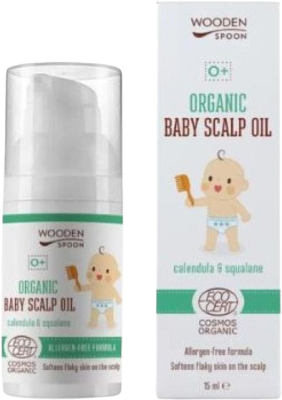 WOODENSPOON Organický olej pro dětskou pokožku hlavy 15 ks
