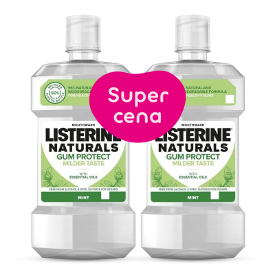 LISTERINE Naturals Gum Protect 2 x 500 ml