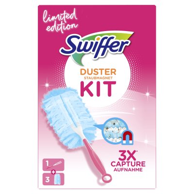 SWIFFER prachovka sada: 1 rukojeť + náhrady 3 ks