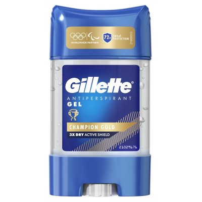 GILLETTE Čirý gel champion gold antiperspirant a deodorant pro muže 70 ml