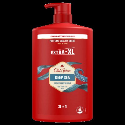 OLD SPICE Deep Sea 3v1 sprchový gel a šampon 1000 ml