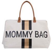 CHILDHOME Přebalovací taška Mommy Bag Off White / Black Gold