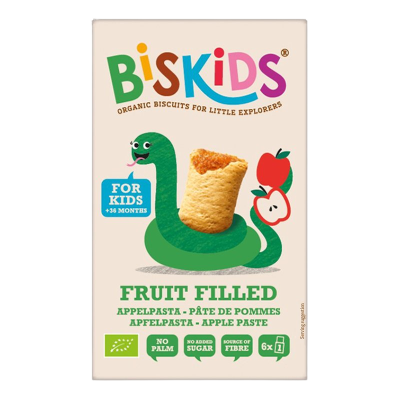 BELKORN BISkids BIO měkké dětské sušenky s jablečným pyré bez přidaného cukru 34% ovoce 150 g BELKORN BISkids BIO měkké dětské sušenky s jablečným pyré bez přidaného cukru 34% ovoce 150 g