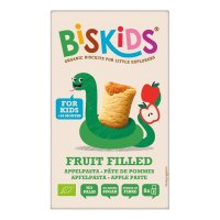 BELKORN BISkids BIO měkké dětské sušenky s jablečným pyré bez přidaného cukru 34% ovoce 150 g