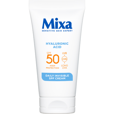 MIXA neviditelný denní krém SPF 50, 50 ml