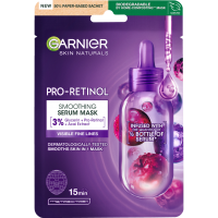 GARNIER Skin Naturals Pro-Retinol vyhlazující sérum maska 22 g