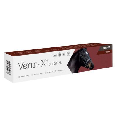 VERM-X Přírodní pelety proti střevním parazitům pro koně 250 g