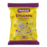SMILEAT BIO kukuřičné křupky s extra panenským olivovým olejem 8M+ 38 g SMILEAT BIO kukuřičné křupky s extra panenským olivovým olejem 8M+ 38 g