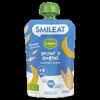 SMILEAT BIO kapsička řecký jogurt, banán a oves 9M+ 100 g