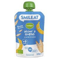 SMILEAT BIO kapsička řecký jogurt, banán a oves 9M+ 100 g