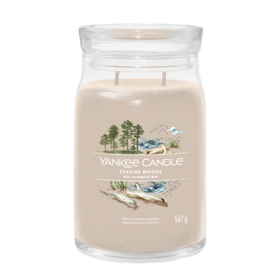 YANKEE CANDLE Signature sklo 2 knoty, Seaside Woods 567 g