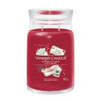 YANKEE CANDLE Signature sklo 2 knoty, Letters To Santa 567 g