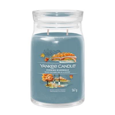 YANKEE CANDLE Signature sklo 2 knoty, Evening Riverwalk 567 g