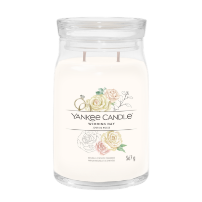 YANKEE CANDLE Signature sklo 2 knoty, Wedding Day 567 g