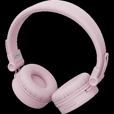 LAMAX Blaze2 Beat náhlavní sluchátka, USB-C - růžová