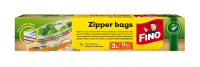 Fino Zipper Bags sáčky na zip 3 litry, 12 kusů