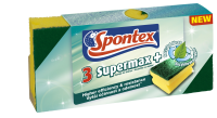 SPONTEX Supermax+ houba tvarovaná velká 3 ks