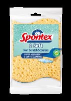 SPONTEX Soft houbička na nádobí 2 ks