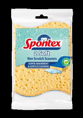 SPONTEX Soft houbička na nádobí 2 ks