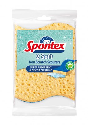 SPONTEX Soft houbička na nádobí 2 ks