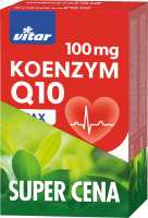 VITAR 100 mg Koenzym Q10 max 100 mg duopack set 2 x 60 kapslí