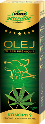 VITAR VETERINAE Konopný olej 1000 ml