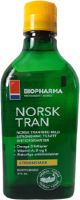 BIO PHARMA Norský rybí olej s přírodní citrónovou příchutí - Norsk Tran 375 ml