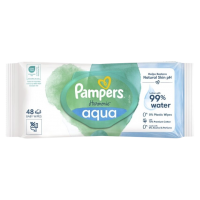 PAMPERS Harmonie Aqua 0 % plastů 48 ks