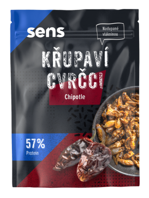 SENS Křupaví a pražení cvrčci - Chipotle 16 g