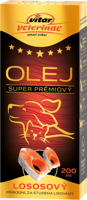 VITAR VETERINAE Lososový olej 200 ml