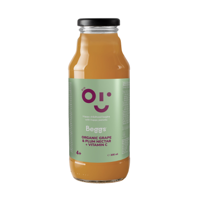 BEGGS BIO Nektar hroznové víno & švestka 300 ml
