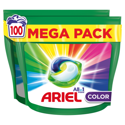 ARIEL All-in-1 PODS, kapsle na praní Color 100 kapslí