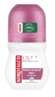 BOROTALCO Soft Talc and Pink Flower, Roll-on deodorant pro ženy 50 ml