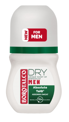 BOROTALCO MEN Dry Unique Scent, Roll-On deodorant pro muže 50 ml