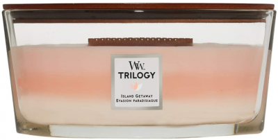 WOODWICK Trilogy vonná svíčka loď, Island getaway 454 g