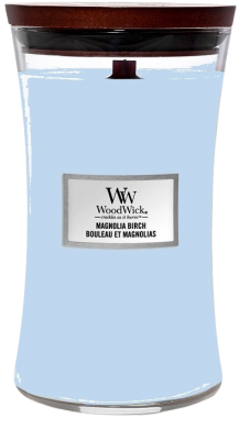 WOODWICK vonná svíčka velká, Magnolia birch 609 g