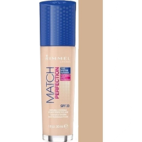 RIMMEL London Match Perfection Foundation SPF20 make-up 100 Ivory 30 ml